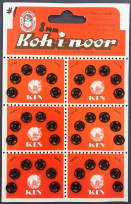 ​Кнопки пришивные 8мм Kohi-Noor