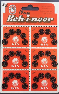 ​Кнопки пришивные 10мм Kohi-Noor​ 