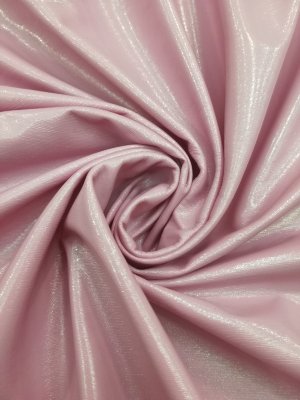 Экокожа лакированная нежно-розовая