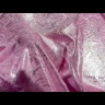 Парча розовая с серебром