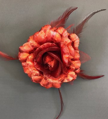 Цветок-брошь 